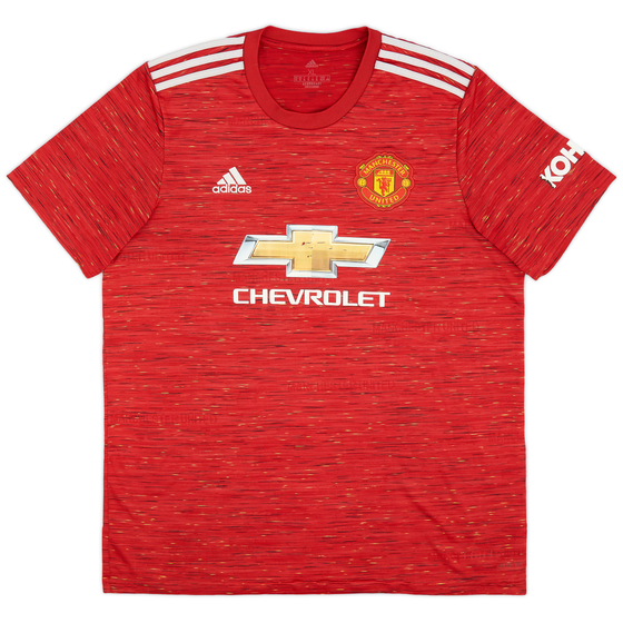 2020-21 Manchester United Home Shirt - 4/10 - (XXL)
