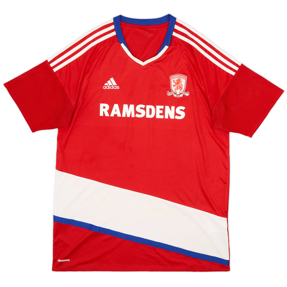2016-17 Middlesbrough Home Shirt - 7/10 - (L)