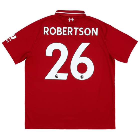 2018-19 Liverpool Home Shirt Robertson #26 - 9/10 - (L)