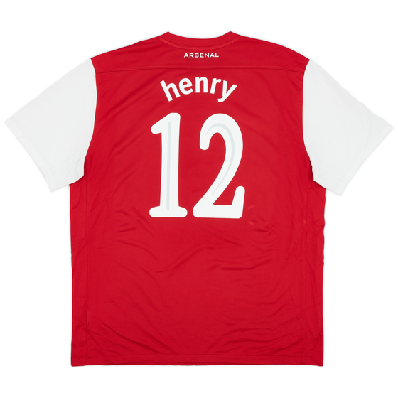 2011-12 Arsenal Home Shirt Henry #12 - 6/10 - (XXL)