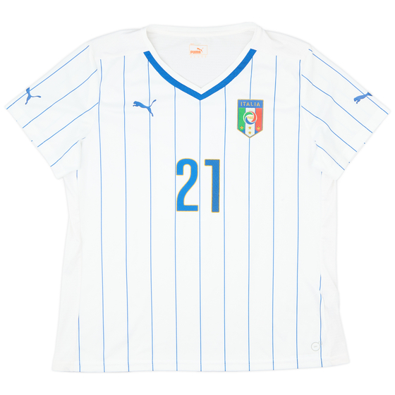 2014-15 Italy Away Shirt #21 - 8/10 - (Women's XL)