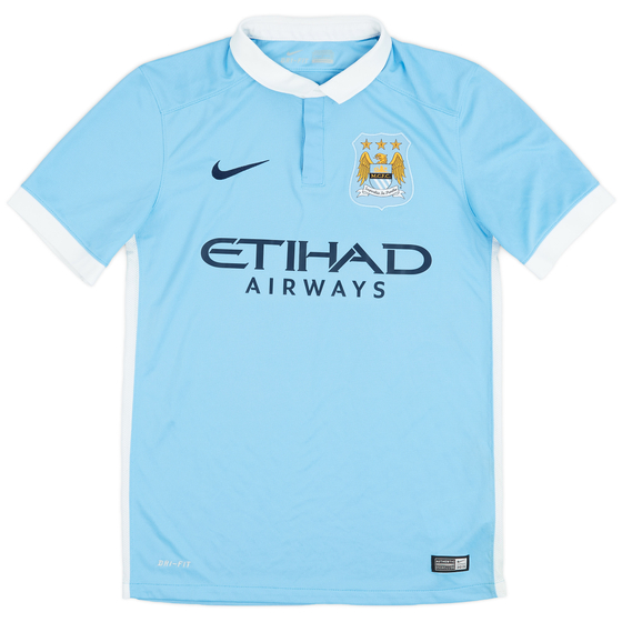 2015-16 Manchester City Home Shirt - 10/10 - (S)