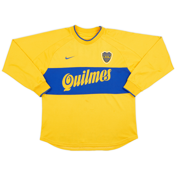 2000-01 Boca Juniors Away L/S Shirt - 8/10 - (S)