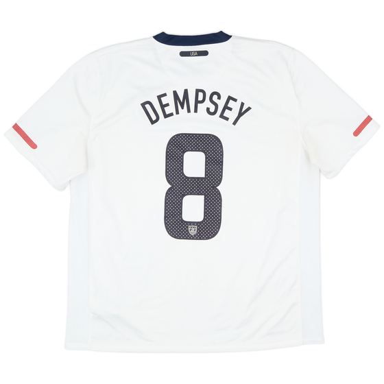 2010-11 USA Home Shirt Dempsey #8 - 7/10 - (XL)