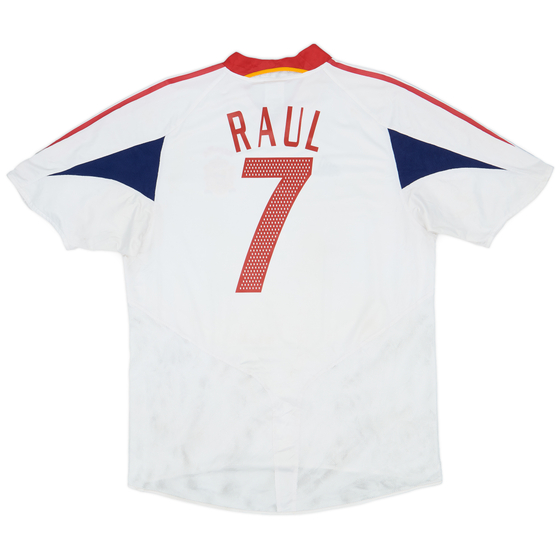2004-06 Spain Away Shirt Raul #7 - 5/10 - (XL)