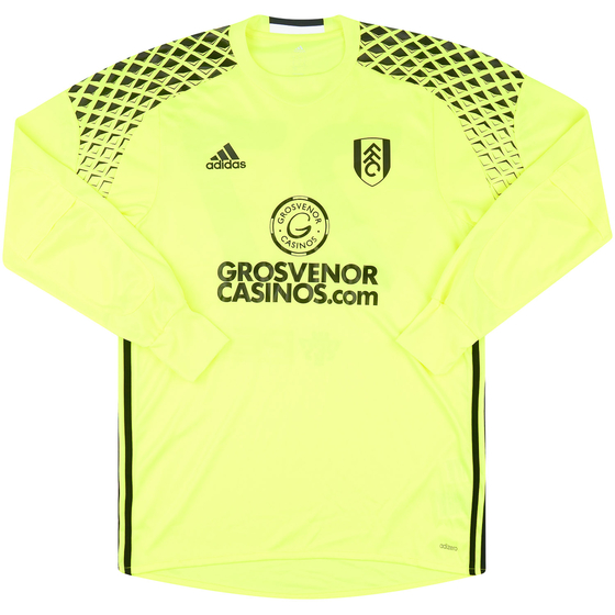 2016-17 Fulham YellowGK Shirt #27 - 8/10 - (M)