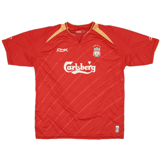 2005-06 Liverpool CL Home Shirt - 6/10 - (XL)