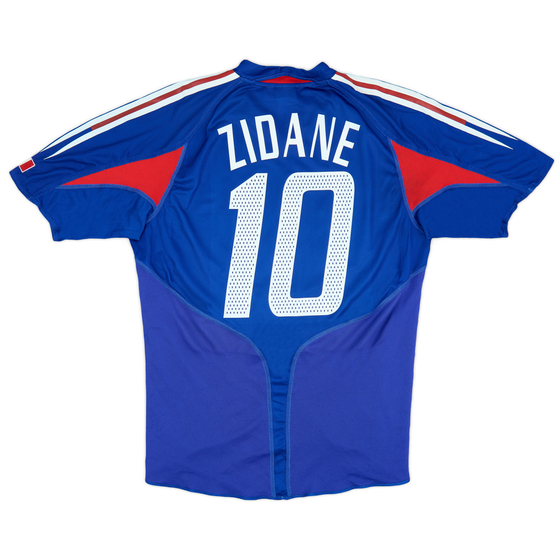 2004-06 France Home Shirt Zidane #10 - 6/10 - (M)