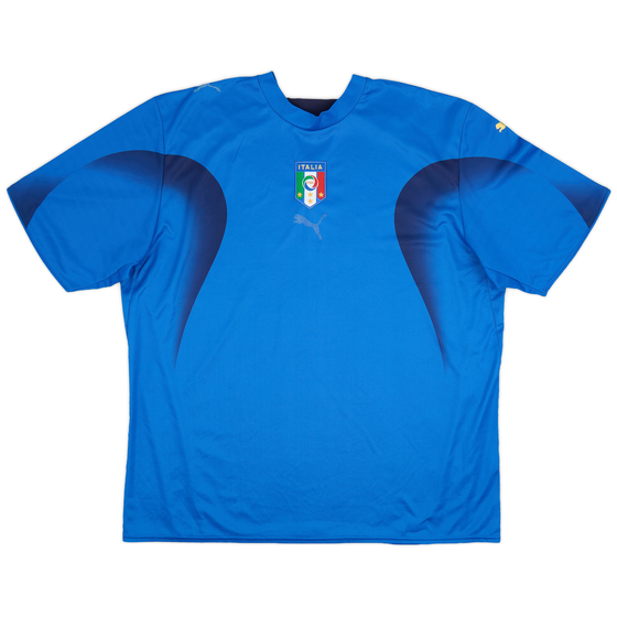 2006 Italy Basic Home Shirt - 4/10 - (XXL)