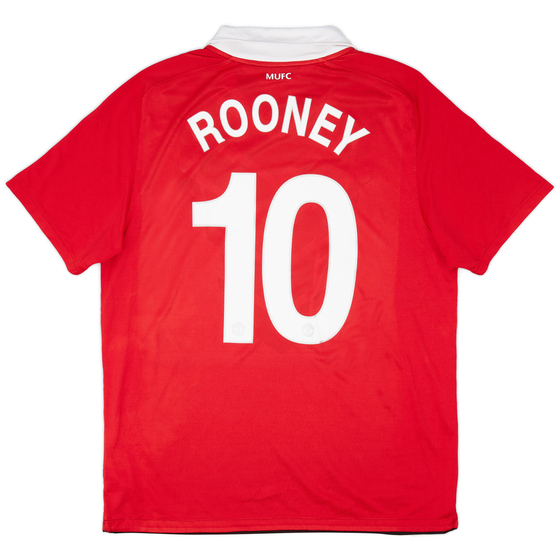 2010-11 Manchester United Home Shirt Rooney #10