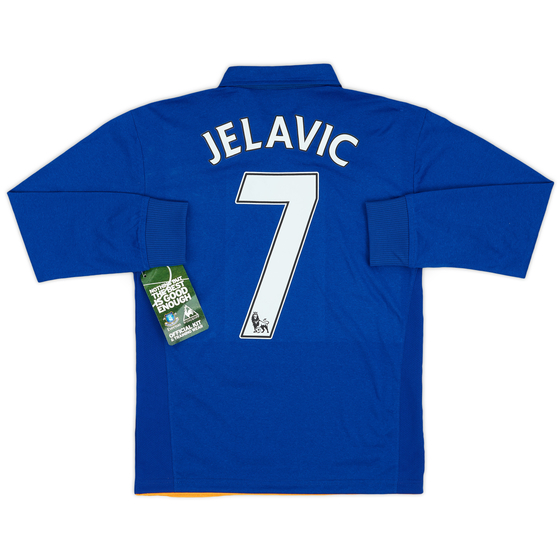 2011-12 Everton Home L/S Shirt Jelavic #7 (M.Boys)