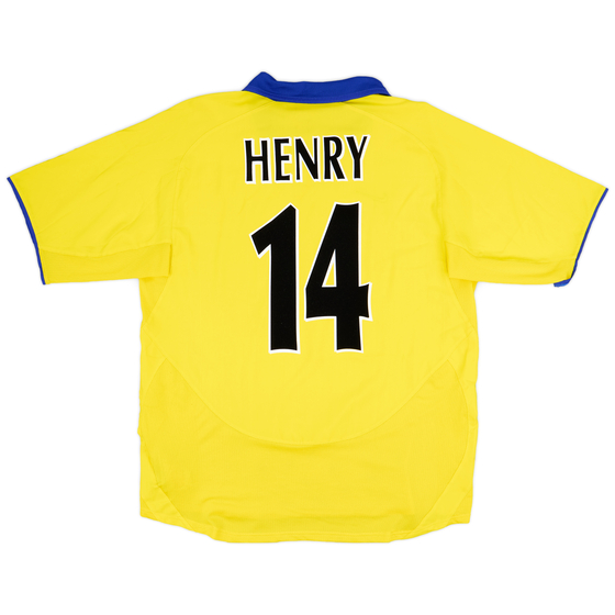 2003-05 Arsenal Away Shirt Henry #14 - 9/10 - (L)