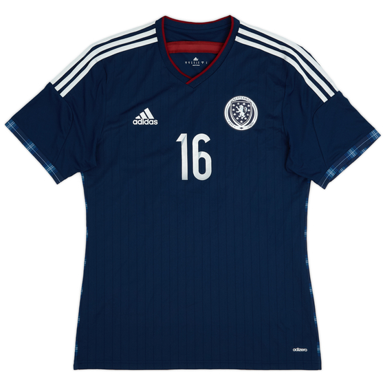 2014-15 Scotland Youth Player Issue Home Shirt #16 - 9/10 - (M)