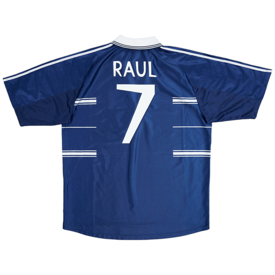 1998-99 Real Madrid Away Shirt Raul #7 - 7/10 - (XL)