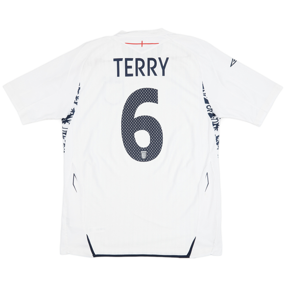 2007-09 England Home Shirt Terry #6 - 6/10 - (L)