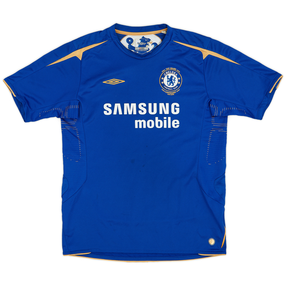 2005-06 Chelsea Centenary Home Shirt - 8/10 - (XL.Boys)