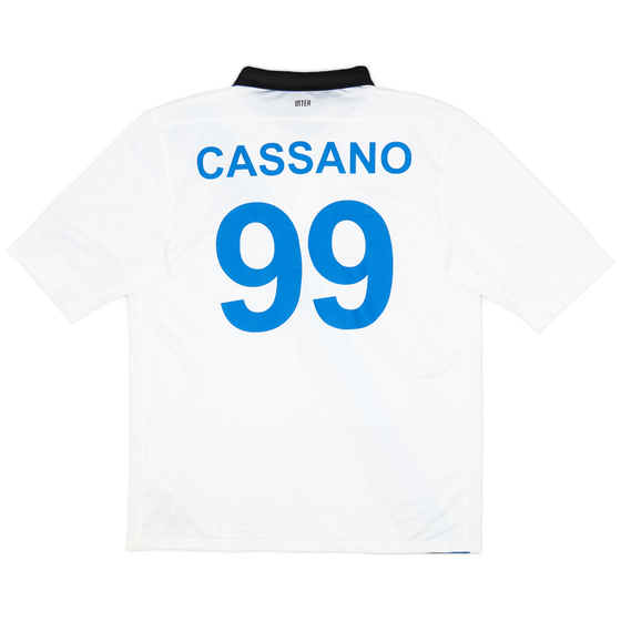 2011-12 Inter Milan Away Shirt Cassano #99 - 9/10 - (L)