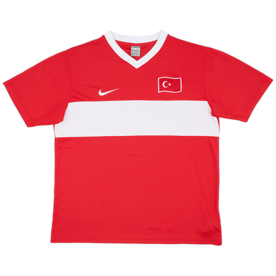 2008-10 Turkey Basic Home Shirt - 7/10 - (XL)