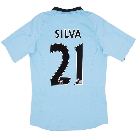 2012-13 Manchester City Home Shirt Silva #21 (S)