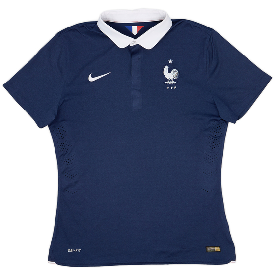 2014-15 France Authentic Home Shirt - 9/10 - (XL)