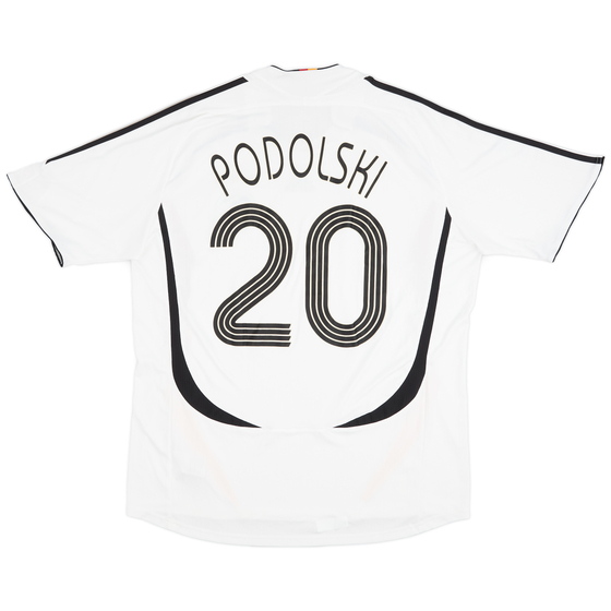 2005-07 Germany Home Shirt Podolski #20 - 8/10 - (XL)