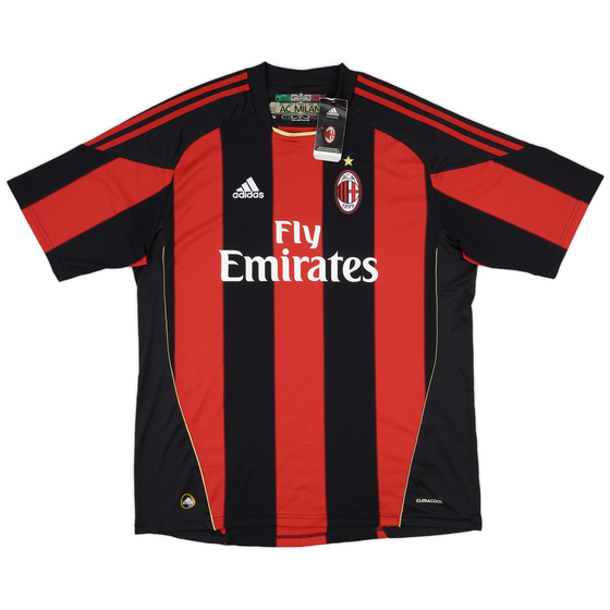2010-11 AC Milan Home Shirt (XL)