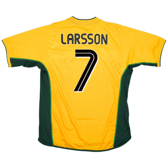 2002-03 Celtic Away Shirt Larsson #7 - 9/10 - (L)