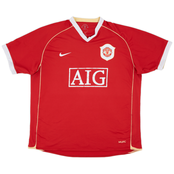 2006-07 Manchester United Home Shirt - 5/10 - (L)