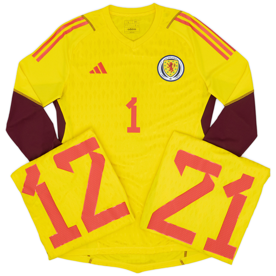 2022-23 Scotland GK Shirt # - 7/10