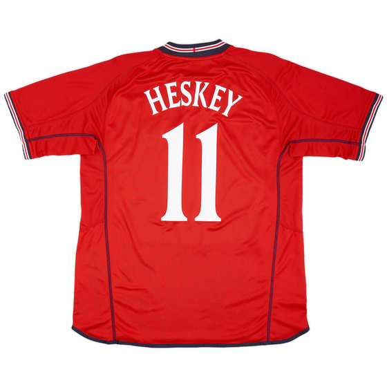 2002-04 England Away Shirt Heskey #11 - 8/10 - (XL)