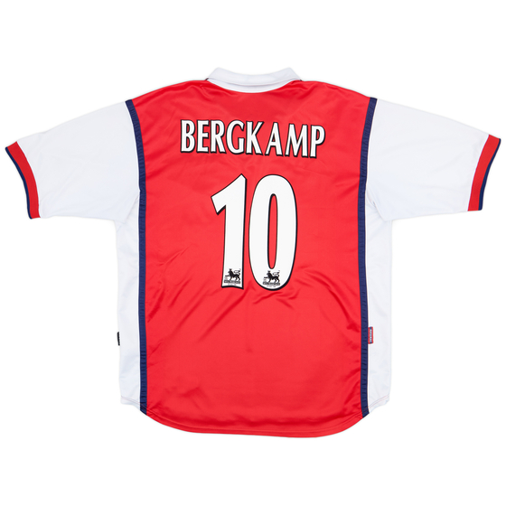 1999-00 Arsenal Home Shirt Bergkamp #10 - 7/10 - (XL)
