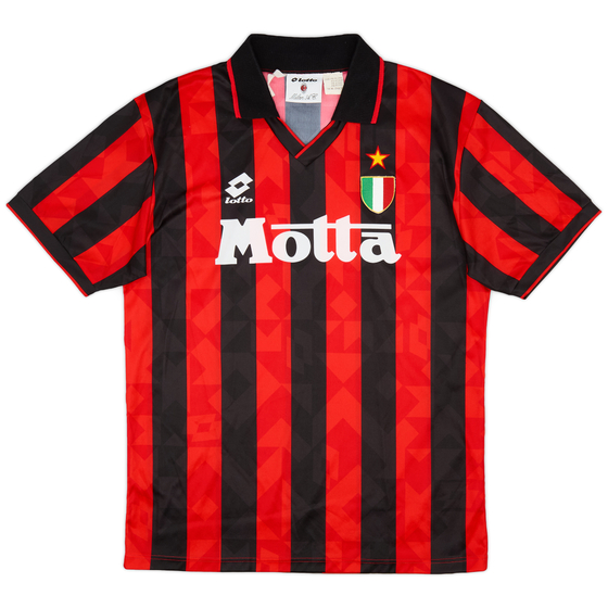 1993-94 AC Milan Home Shirt - 7/10 - (L)