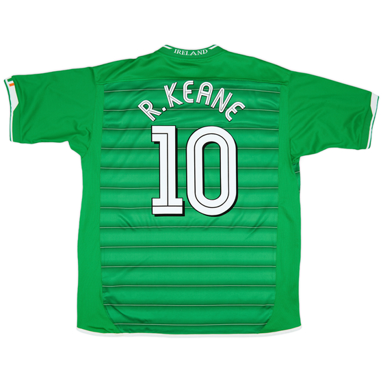 2003-04 Ireland Home Shirt R.Keane #10 - 9/10 - (XL)
