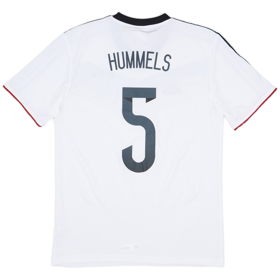 2014-15 Germany adidas Replica Home Shirt Hummels #5 - 9/10 - (S)