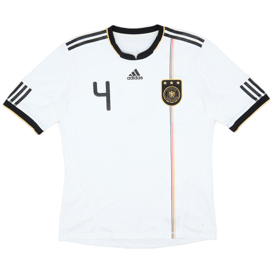 2010-11 Germany Player Issue Home Shirt #4 - 8/10 - (L)