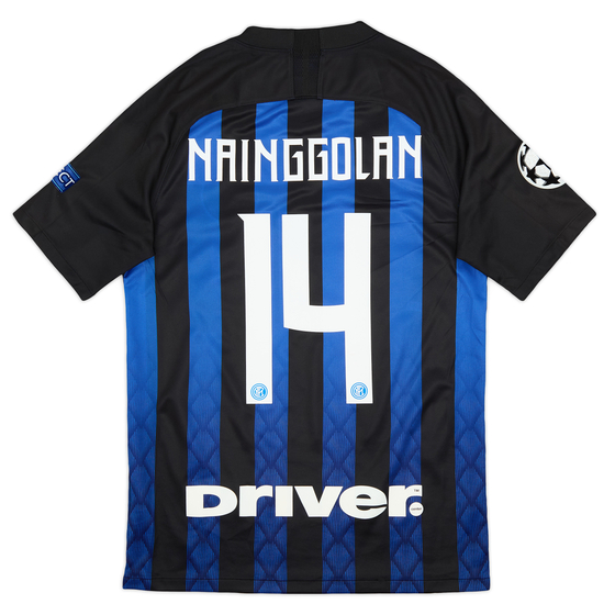2018-19 Inter Milan Home Shirt Nainggolan #14 - 9/10 - (S)