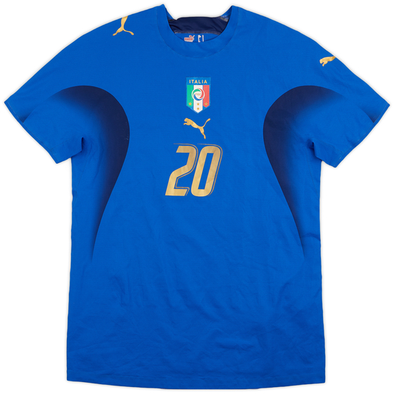 2006 Italy Player Issue Home Shirt #20 - 8/10 - (L)