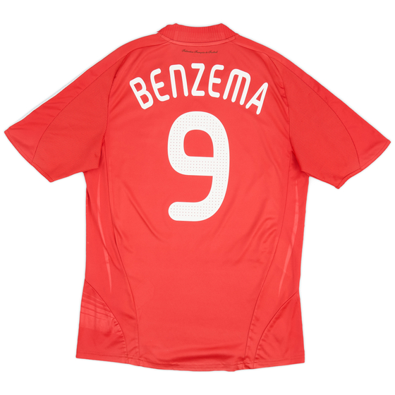 2007-08 France Away Shirt Benzema #9 - 5/10 - (M)