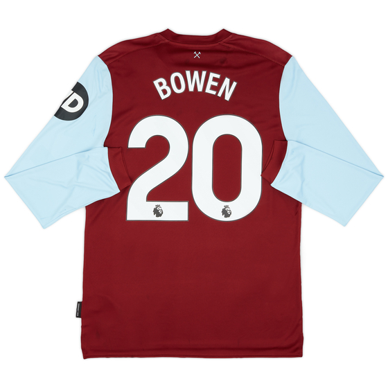 2023-24 West Ham Home L/S Shirt Bowen #20