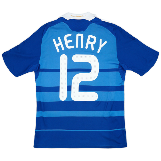 2008-09 France Home Shirt Henry #12 - 9/10 - (S)