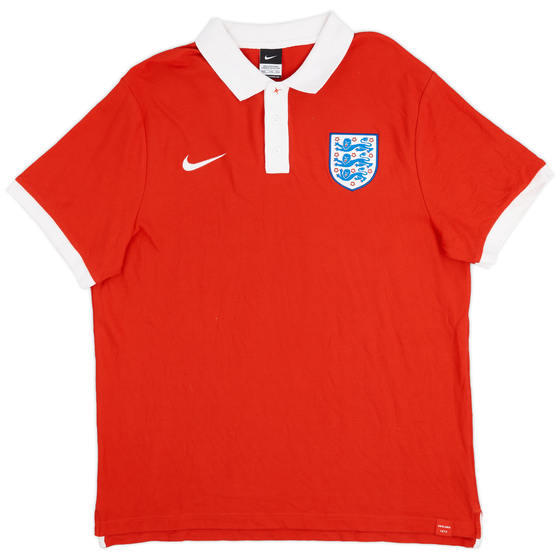 2016-17 England Nike Polo Shirt - 9/10 - (XXL)