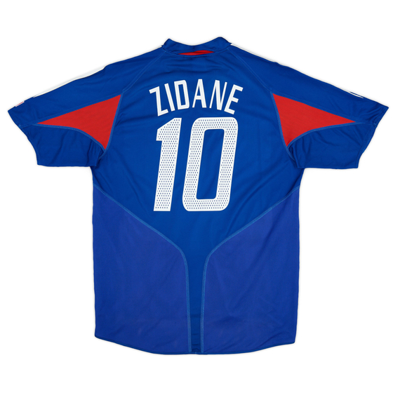 2004-06 France Home Shirt Zidane #10