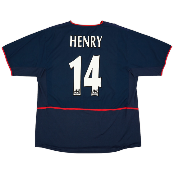 2002-04 Arsenal Away Shirt Henry #14 - 8/10 - (XXL)