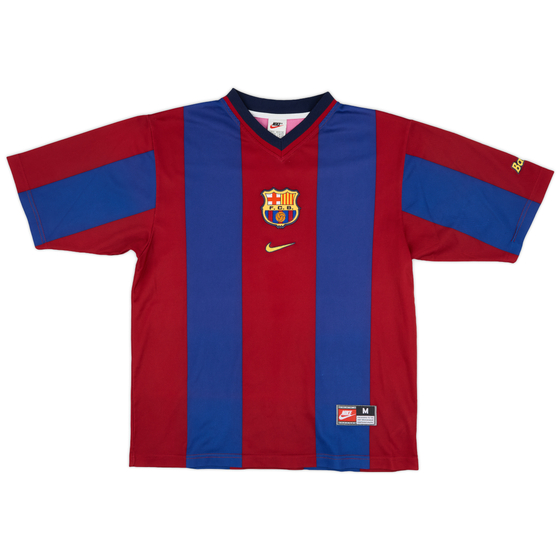 1998-00 Barcelona Basic Home Shirt - 9/10 - (M)