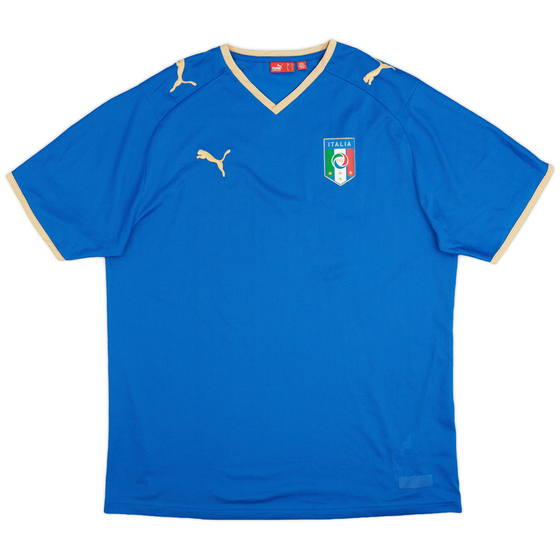 2007-08 Italy Basic Home Shirt - 9/10 - (L)