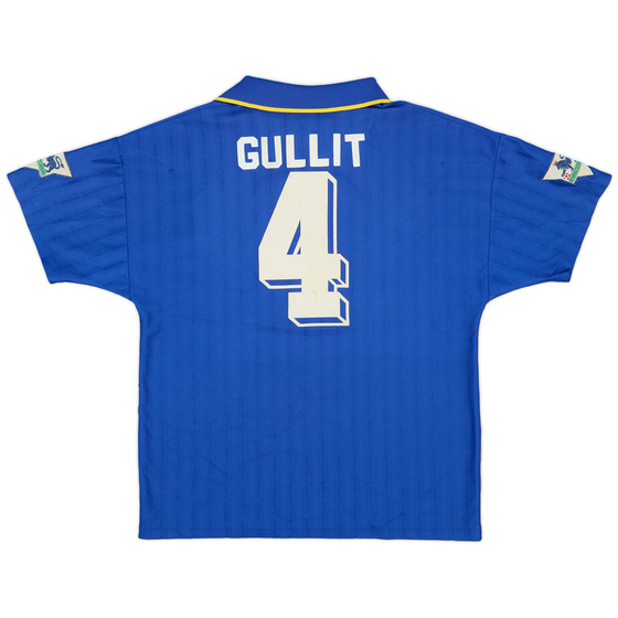 1995-97 Chelsea Home Shirt Gullit #4 - 6/10 - (M)