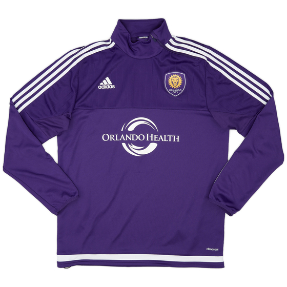 2015-16 Orlando City adidas 1/4 Zip Drill Top - 9/10 - (L)