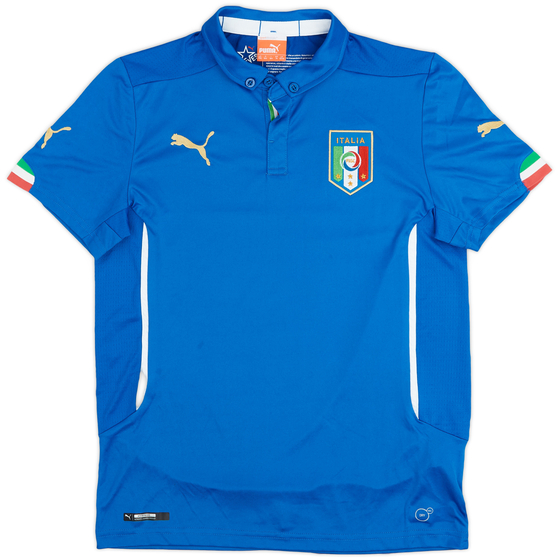 2014-15 Italy Home Shirt - 9/10 - (XL.Boys)