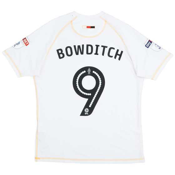 2016-17 MK Dons Home Shirt Bowditch #9 - 9/10 - (M)