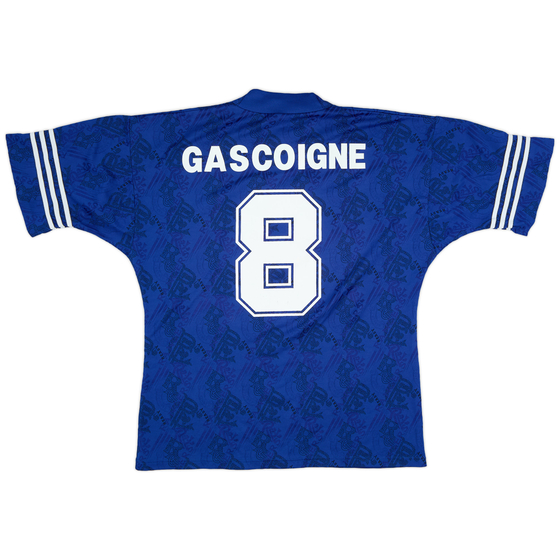 1994-96 Rangers Home Shirt Gascoigne #8 - 8/10 - (L)